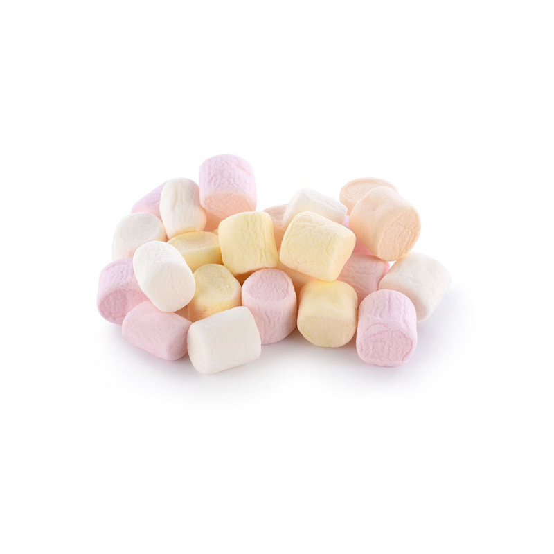 posypka dekoracyjna w formie drobnych  i kolorowych pianek cukrowych - marshmallow