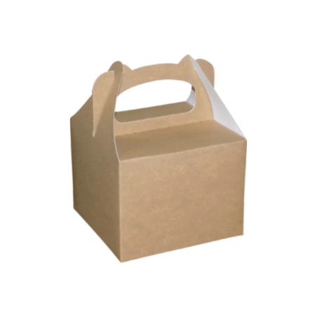 pudełko samoskładające z rączką - idealne do pakowania pojedynczych kawałków ciasta