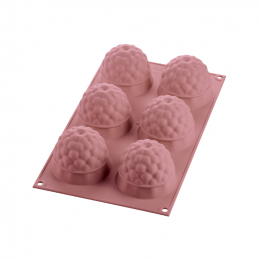 forma silikonowa do trójwymiarowych deserów w kształcie owoców - jeżyny, maliny