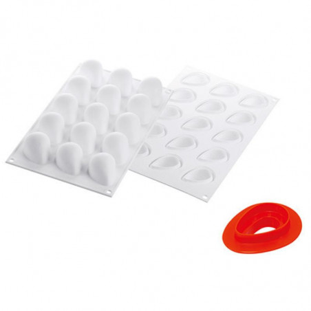 Forma silikonowa z wykrojnikiem FRAGOLA 30 36.281.87.0065 Silikomart