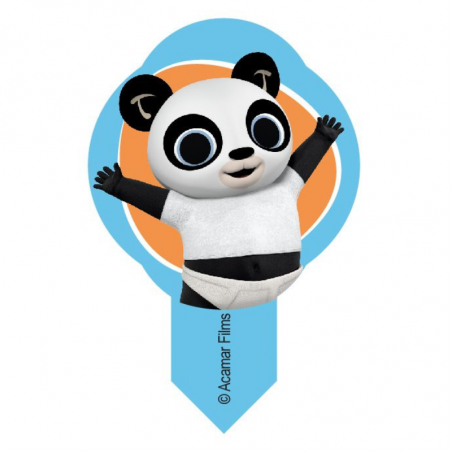 600 szt. WTYKACZE WAFLOWE BING 40341 MODECOR dekoracja waflowa z bohaterami z bajek 10 wzorów