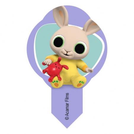 600 szt. WTYKACZE WAFLOWE BING 40341 MODECOR dekoracja waflowa z bohaterami z bajek 10 wzorów