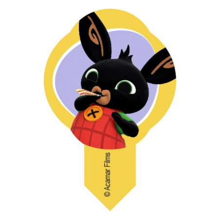 600 szt. WTYKACZE WAFLOWE BING 40341 MODECOR dekoracja waflowa z bohaterami z bajek 10 wzorów