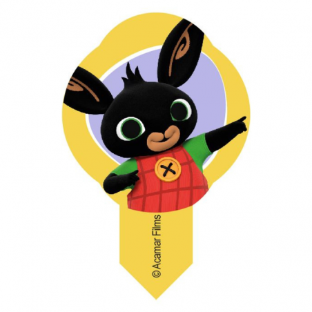 600 szt. WTYKACZE WAFLOWE BING 40341 MODECOR dekoracja waflowa z bohaterami z bajek 10 wzorów