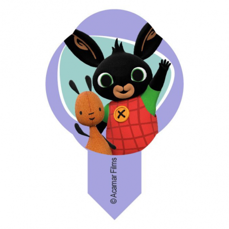 600 szt. WTYKACZE WAFLOWE BING 40341 MODECOR dekoracja waflowa z bohaterami z bajek 10 wzorów