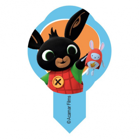 600 szt. WTYKACZE WAFLOWE BING 40341 MODECOR dekoracja waflowa z bohaterami z bajek 10 wzorów