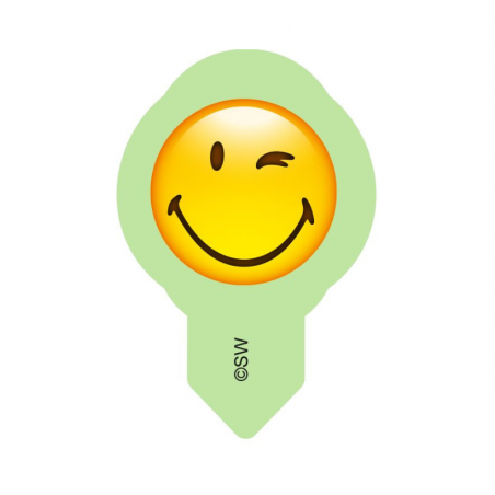 okrągłe wtykacze waflowe z jadalnym kolorowym nadrukiem to doskonały sposób na szybką i efektowną dekoracje wypieków z kremem