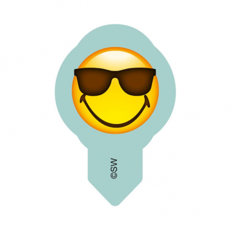 okrągłe wtykacze waflowe z jadalnym kolorowym nadrukiem to doskonały sposób na szybką i efektowną dekoracje wypieków z kremem