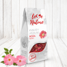 aromatyczne suszone płatki róży o różowej barwie