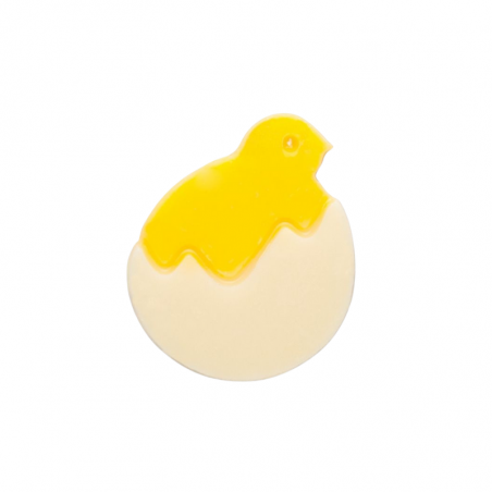 czekoladowa dekoracja o wielkanocnej tematyce