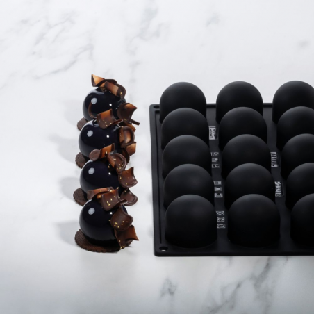 SPHERE 40TIME PX3218 PAVOFLEX PAVONI forma silikonowa o pojemności 40 ml do nowoczesnych przekąsek