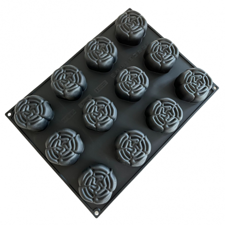 DENTELLE PX4388 PAVOFLEX 300X400 PAVONI forma silikonowa do monoporcji o pojemności 130 ml