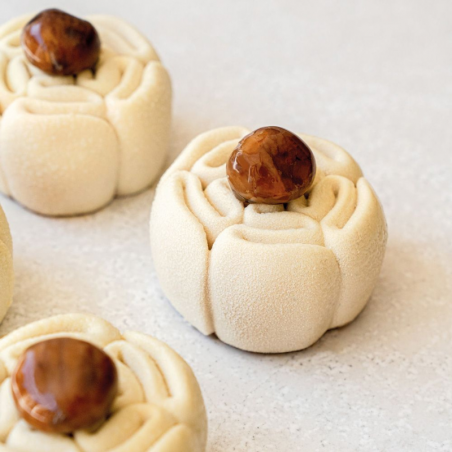 DENTELLE PX4388 PAVOFLEX 300X400 PAVONI forma silikonowa do monoporcji o pojemności 130 ml