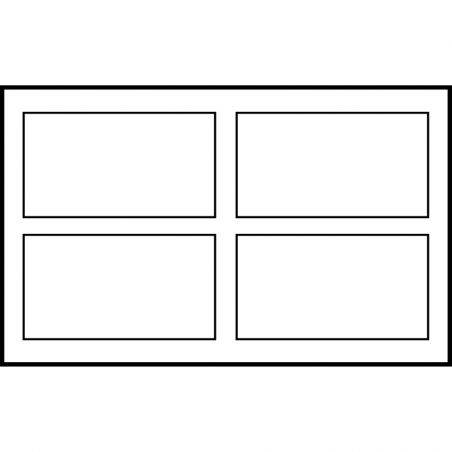 schemat formy do tabliczek czekolady