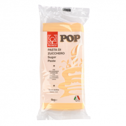 Modecor  PATE A SUCRE 1kg POP ORANGE PASTEL