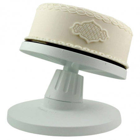 TILTING TURNTABLE 11866 PME CAKE patera obrotowa ∅ 230 x h 140 mm z możliwością dekoracji pod kątem 20 stopni