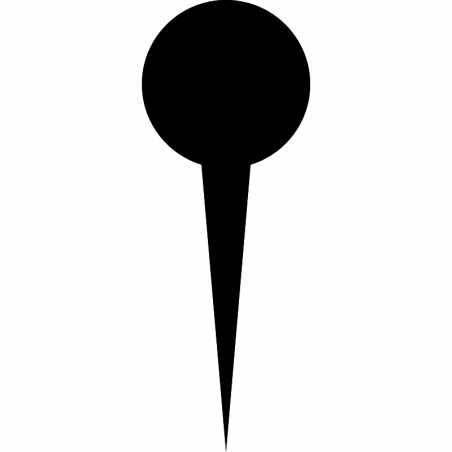 10 szt. CZARNE OKRĄGŁE WTYKACZE DO LODÓW 70102 SEMPRE – plakietki do opisywania smaków lodów w witrynie