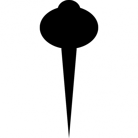 10 szt. CZARNE WTYKACZE CHMURKA DO LODÓW 70202 SEMPRE – plakietki do opisywania smaków lodów w witrynie