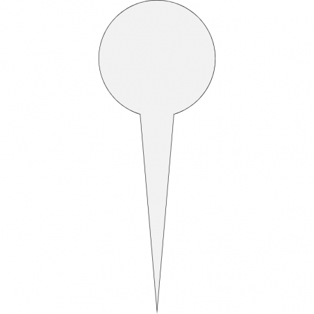 plakietki do opisywania smaków lodów w witrynie wykonane z akrylowej pleksi