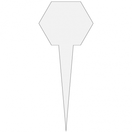 plakietki do opisywania smaków lodów w witrynie wykonane z akrylowej pleksi