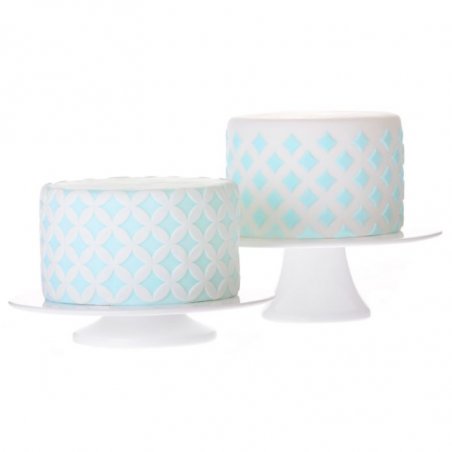 forma silikonowa do tworzenia tłoczonych dekoracji z masy cukrowej