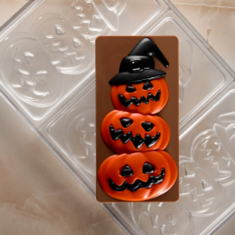 oryginalna forma do halloween'owych tabliczek czekolady
