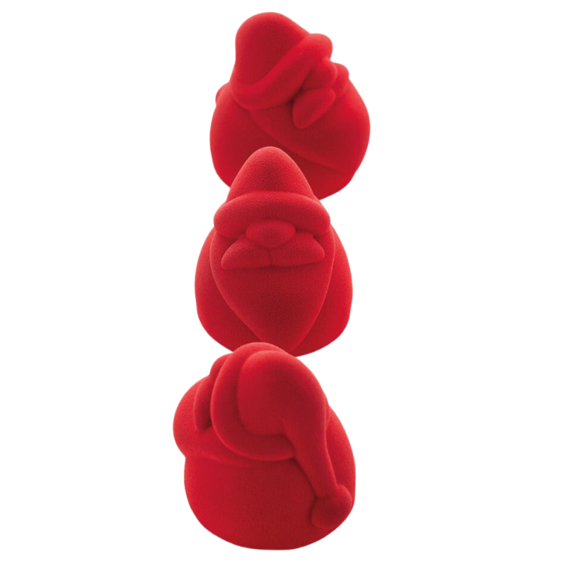 forma silikonowa do świątecznych deserów i monoporcji - święty mikołaj forma silikonowa do świątecznych deserów i monoporcji - święty mikołaj