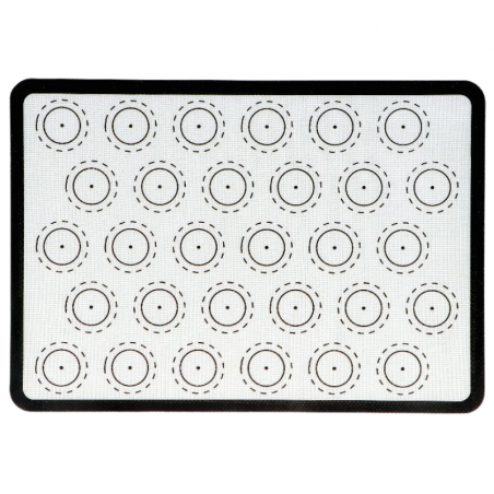 mata cukiernicza do makaroników z włókna szklanego pokrytego warstwą silikonu