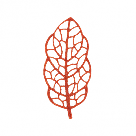 forma do dekoracji w kształcie ażurowych listków haute cuisine