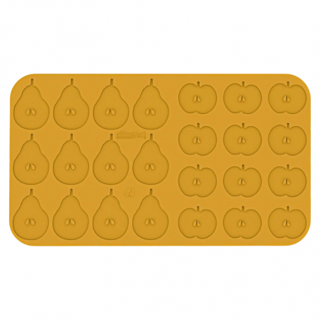 forma do dekoracji w kształcie plastrów jabłka i gruszki
