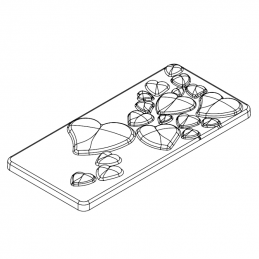 oryginalna forma do walentynkowych tabliczek czekolady