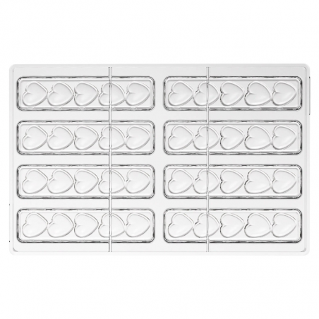 oryginalna forma do walentynkowych batonów czekoladowych