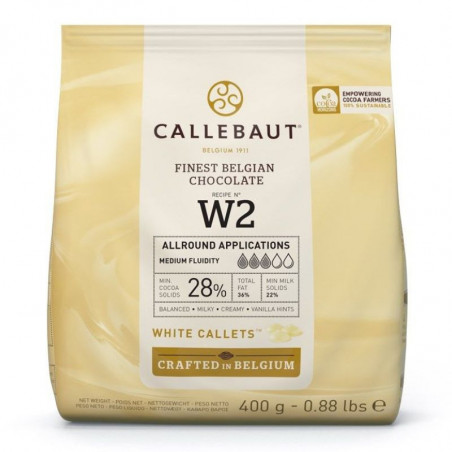 produkowana w postaci kaletek, które znacznie ułatwiają pracę z czekoladą