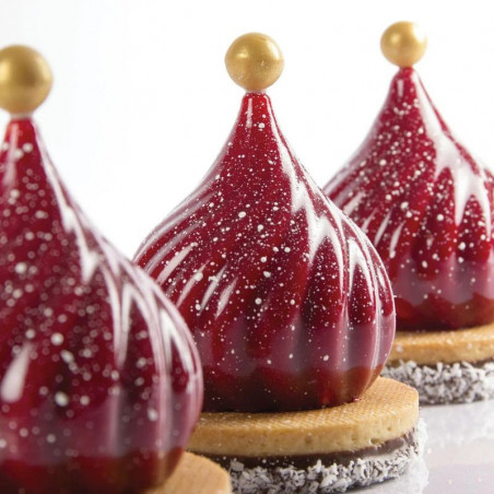 Russian Tale 125 Silikomart - cukiernicza forma silikonowa do monoporcji - śr. 67 x wys. 73 mm / poj. 125 ml x 5 porcji