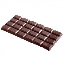 forma z poliwęglanu do prostokątnych tabliczek czekolady