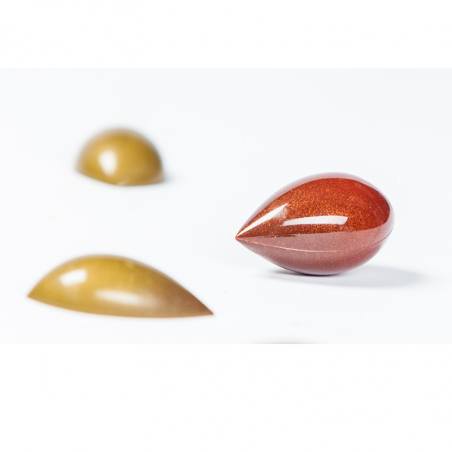 profesjonalna forma z poliwęglanu do klasycznych pralin - quenelle