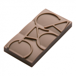 forma z poliwęglanu do oryginalnych czekoladek z napisem cocoa