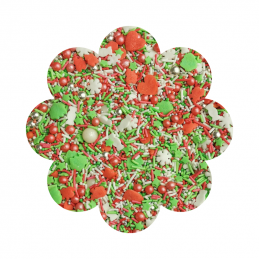 autorska mieszanka posypek cukrowych do dekoracji świątecznych słodyczy