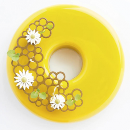 wyjątkowa forma silikonowa do tworzenia ażurowych dekoracji w kształcie okręgów - doskonała do tortów