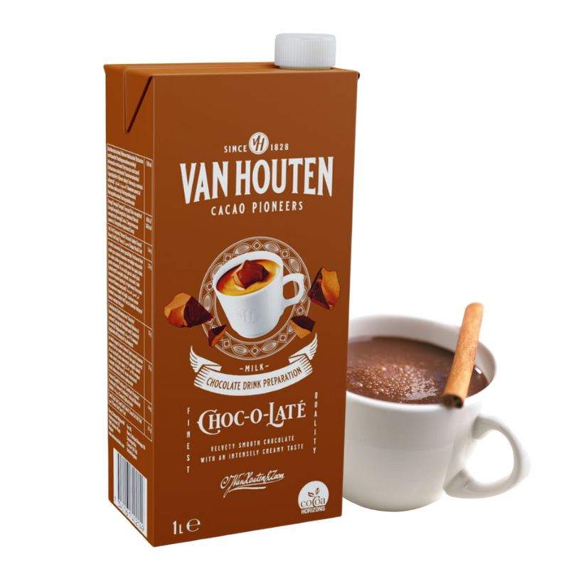 czekolada na gorąco van houten-płynna czekolada do picia na bazie wysokiej jakości kakao i ciemnej czekolady