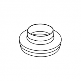 cylindryczna forma silikonowa z wykrojnikiem do monoporcji z podstawą i wypełnieniem - schemat wykrojnika