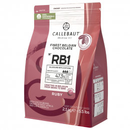 czekolada Ruby od Callebaut ten sam smak, ta sama jakość i zupełnie nowe, lepsze opakowanie