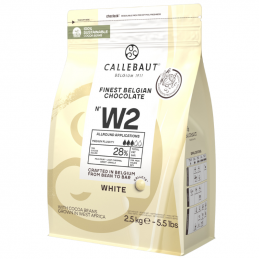 biała czekolada W2 od Callebaut ten sam smak, ta sama jakość i zupełnie nowe, lepsze opakowanie