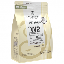 biała czekolada W2 od Callebaut ten sam smak, ta sama jakość i zupełnie nowe, lepsze opakowanie