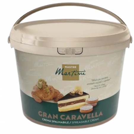 gotowy do użycia krem do smarowania o smaku mleka i orzechów laskowych