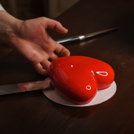 Ti Amo Silikomart - forma silikonowa z wykrojnikiem - Cukieteria.pl