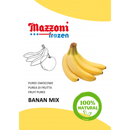 naturalne puree owocowe bez dodatku cukru i konserwantów - jabłko i banan
