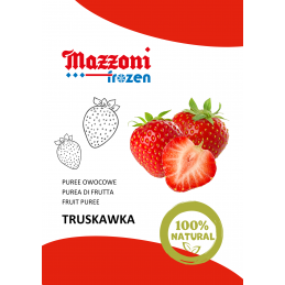 naturalne puree owocowe bez dodatku cukru i konserwantów - truskawka