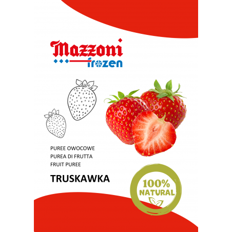 naturalne puree owocowe bez dodatku cukru i konserwantów - truskawka