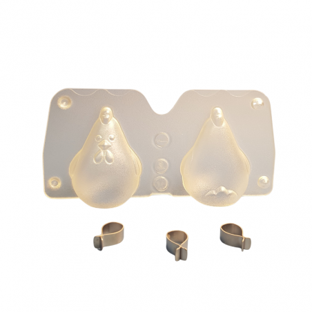 wielkanocna forma do figurek czekoladowych kurczak